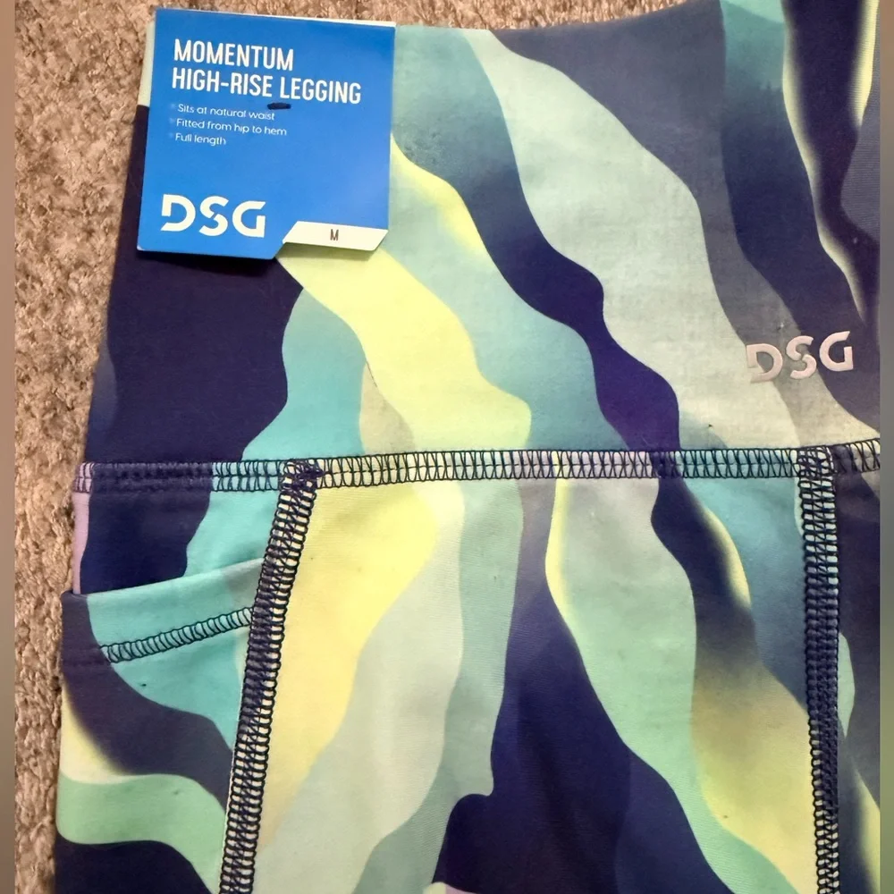 DICK’S sporting Goods‎ Girl’s shredded Ombre Dark Momentum High Rise Leggings M